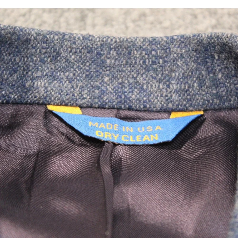 NWT Vintage Pendleton Wool Blazer Jacket Mens‎ Size 40 Blue Tweed Made in USA